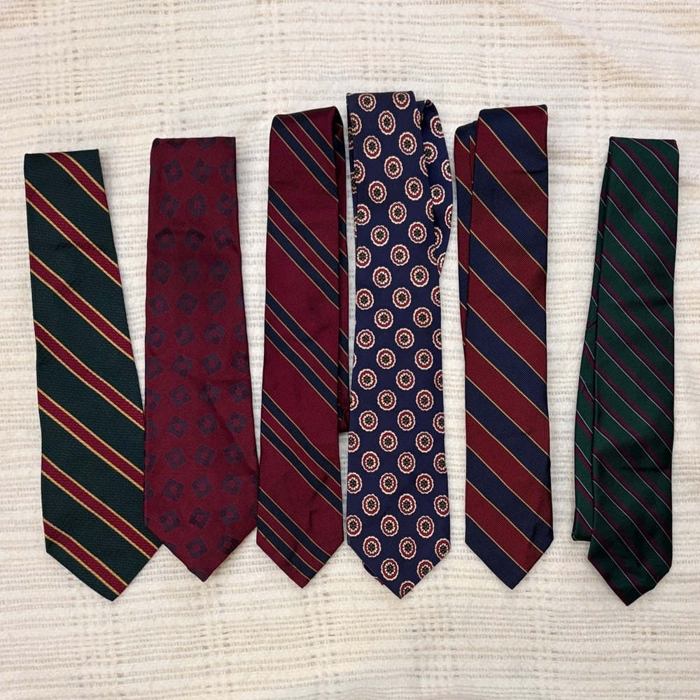 Polo Ralph Lauren Vintage Silk Elegant Men's Tie Set - Multicolor